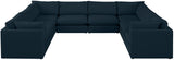 Mackenzie - Modular Sectional 8 Piece - Navy - Home Elegance USA