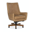 Kent Executive Swivel Tilt Chair in Venerando Bisque Leather – Hooker Furniture