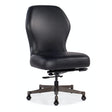 Executive Swivel Tilt Chair in Bali Charcoal Leather – Hooker Furniture