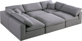 Serene - Cloud Modular Sectional - Grey