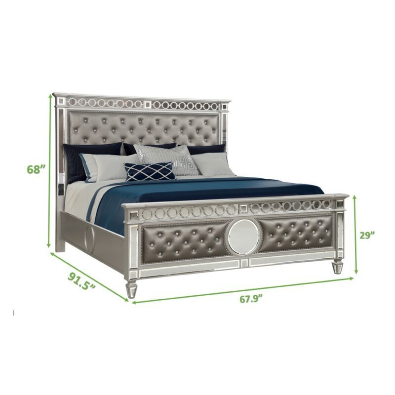 Symphony Queen Bed - Home Elegance USA