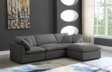 Plush - Cloud Modular Sectional - Grey - Modern & Contemporary - Home Elegance USA