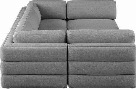 Beckham - Modular Sectional 6 Piece - Gray - Home Elegance USA