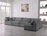 Serene - Cloud Modular Sectional - Grey - Modern & Contemporary - Home Elegance USA