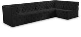 Tuft - Modular Sectional 5 Piece - Black - Fabric - Home Elegance USA