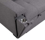 Jacop - Sectional Sofa - Dark Gray Fabric - Home Elegance USA