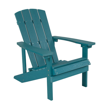 Charlestown All-Weather Adirondack Chair in Sea Foam Faux Wood - Home Elegance USA