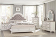 Baylesford 6 Piece Queen Bedroom Set In Antique White 1624W-1-6Set | Homelegance