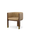 Vig Furniture Modrest Elati - Tan Vegan Leather Dining Chair
