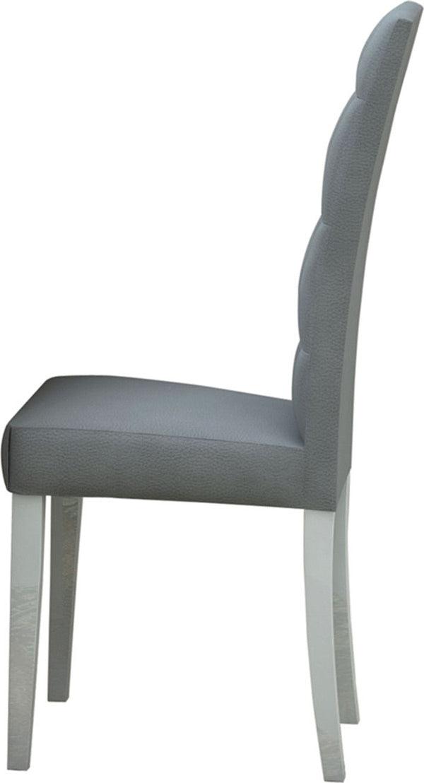 Esf Furniture - Status Italy Elegance Grey Chair Set Of 4 - Elegancechairgrey