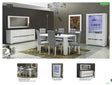 Status Italy Elegance 9 Piece Dining Table Set W-20" Extension - Elegance-9Set | ESF