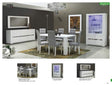 Status Italy Elegance 8 Piece Dining Table Set W-20" Extension - Eleganced-8Set | ESF