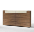 Elena Double Dresser In Walnut - Elenadresser158 | ESF