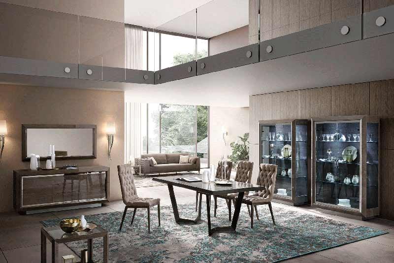 Camelgroup Italy 7 Piece Dining Table Set W - 2 Extensions - Elited - 7Set | ESF | Home Elegance USA