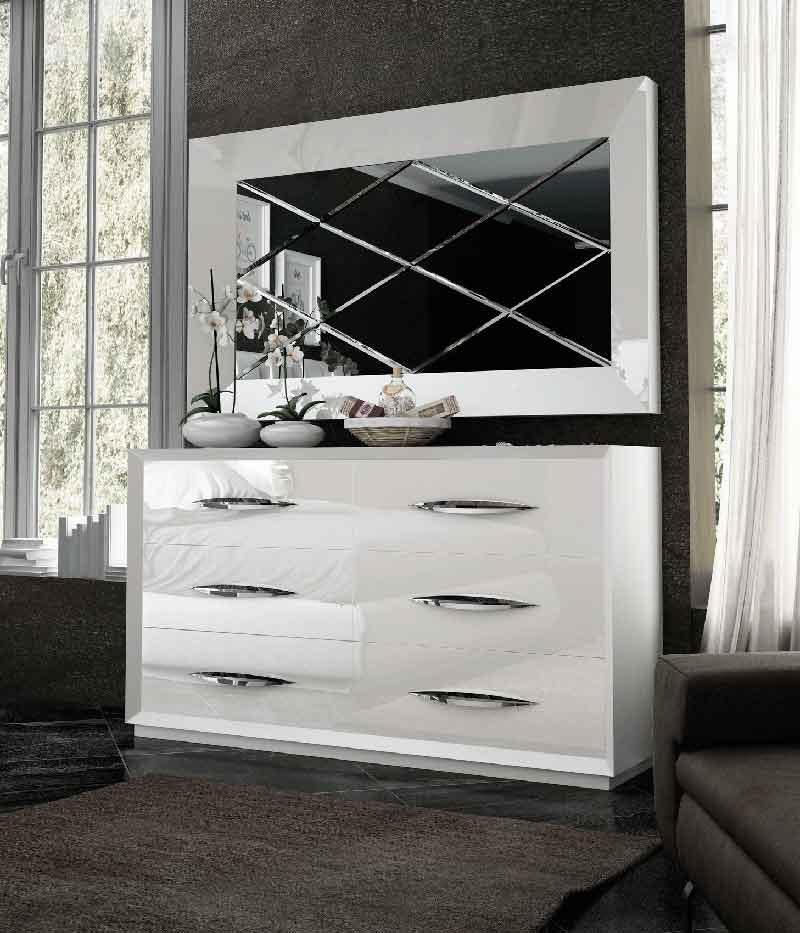 Esf Furniture - Franco Spain Carmen Double Dresser With Mirror - Carmenddm