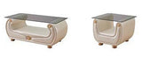 Esf Furniture - Giza 3 Piece Occasional Table Set Ivory - Giza3Setbeige