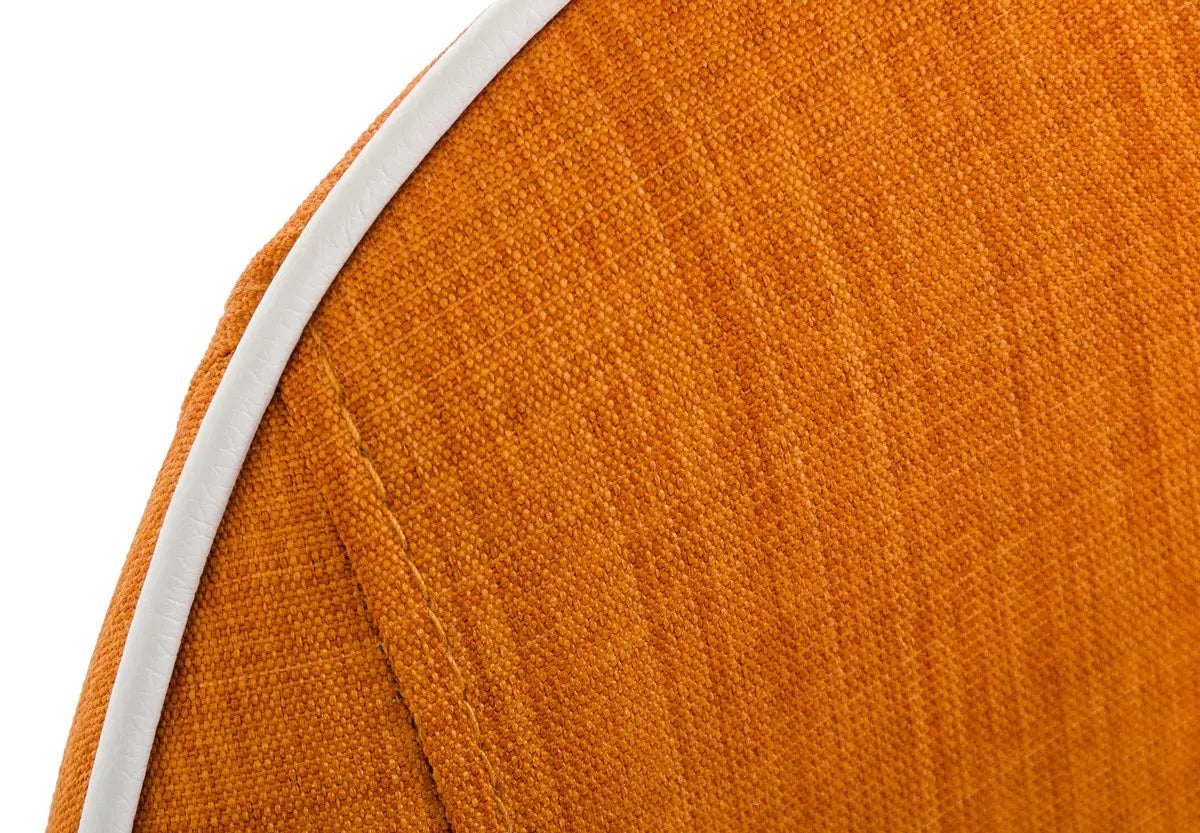 Vig Furniture - Modrest Eugene Modern Orange Fabric Dining Chair (Set Of 2) - Vgeumc-8161Ch