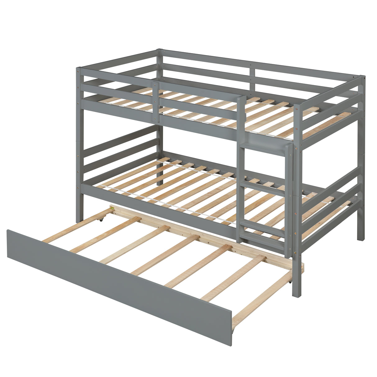 TWIN BUNKBED WITH TRUNDLE - Home Elegance USA