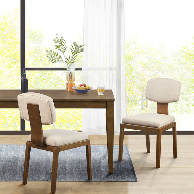 Lemmy Armless Upholstered Dining Chair Set of 2