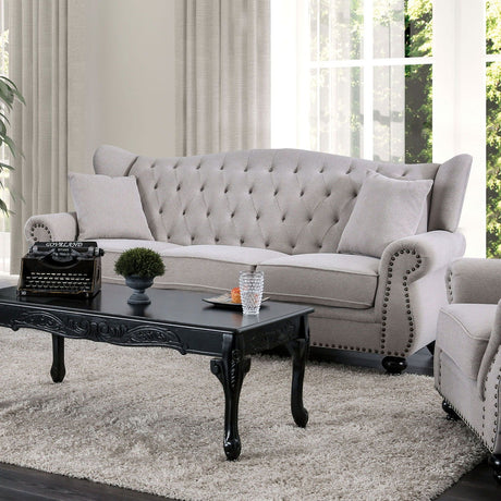 Ewloe - Sofa & Loveseat - Light Gray - Home Elegance USA