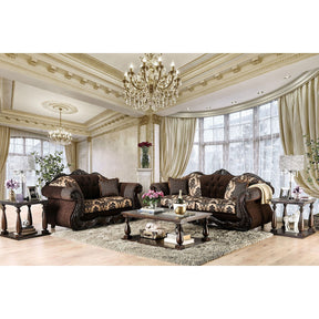 Ronja - Sofa & Loveseat - Dark Brown