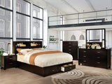 Gerico II - 5 Piece Queen Bedroom Set With Chest - Espresso - Home Elegance USA