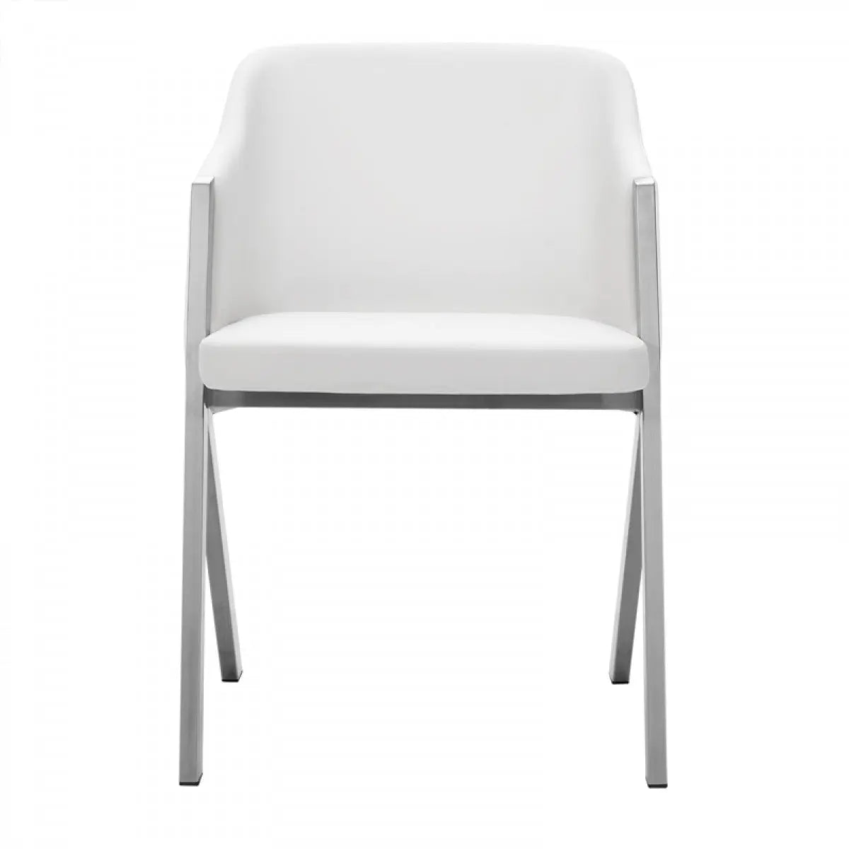 Vig Furniture - Modrest Darcy Modern White Leatherette Dining Chair (Set Of 2) - Vgewf3202Bf-Wht
