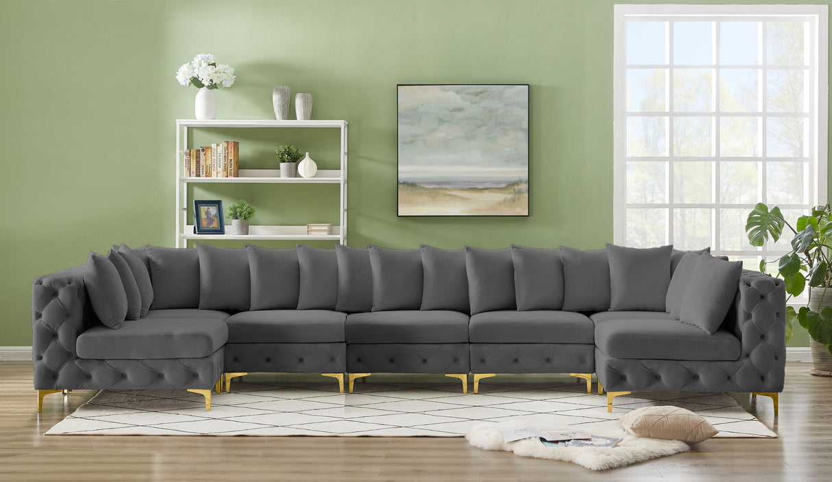 Tremblay - Modular Sectional 7 Piece - Gray - Home Elegance USA