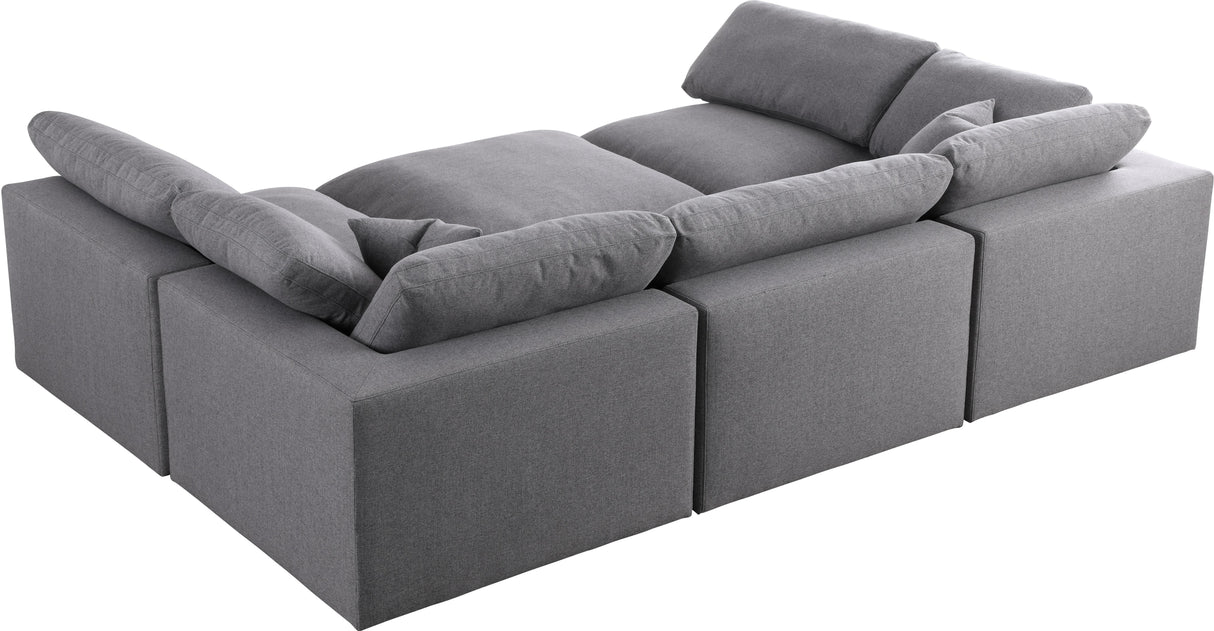 Serene - Cloud Modular Sectional - Grey - Home Elegance USA