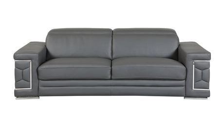 Top Grain Italian Leather Sofa - Home Elegance USA