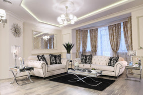 Gilda - Sofa & Loveseat - Beige / Black