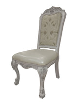 ACME Dresden  Side Chair (Set-2) in PU & Bone White Finish DN01696 - Home Elegance USA