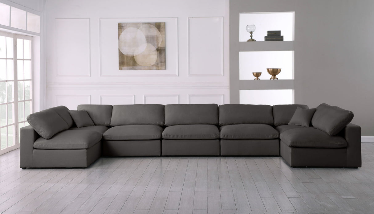 Plush - Cloud Modular Sectional - Grey - Home Elegance USA