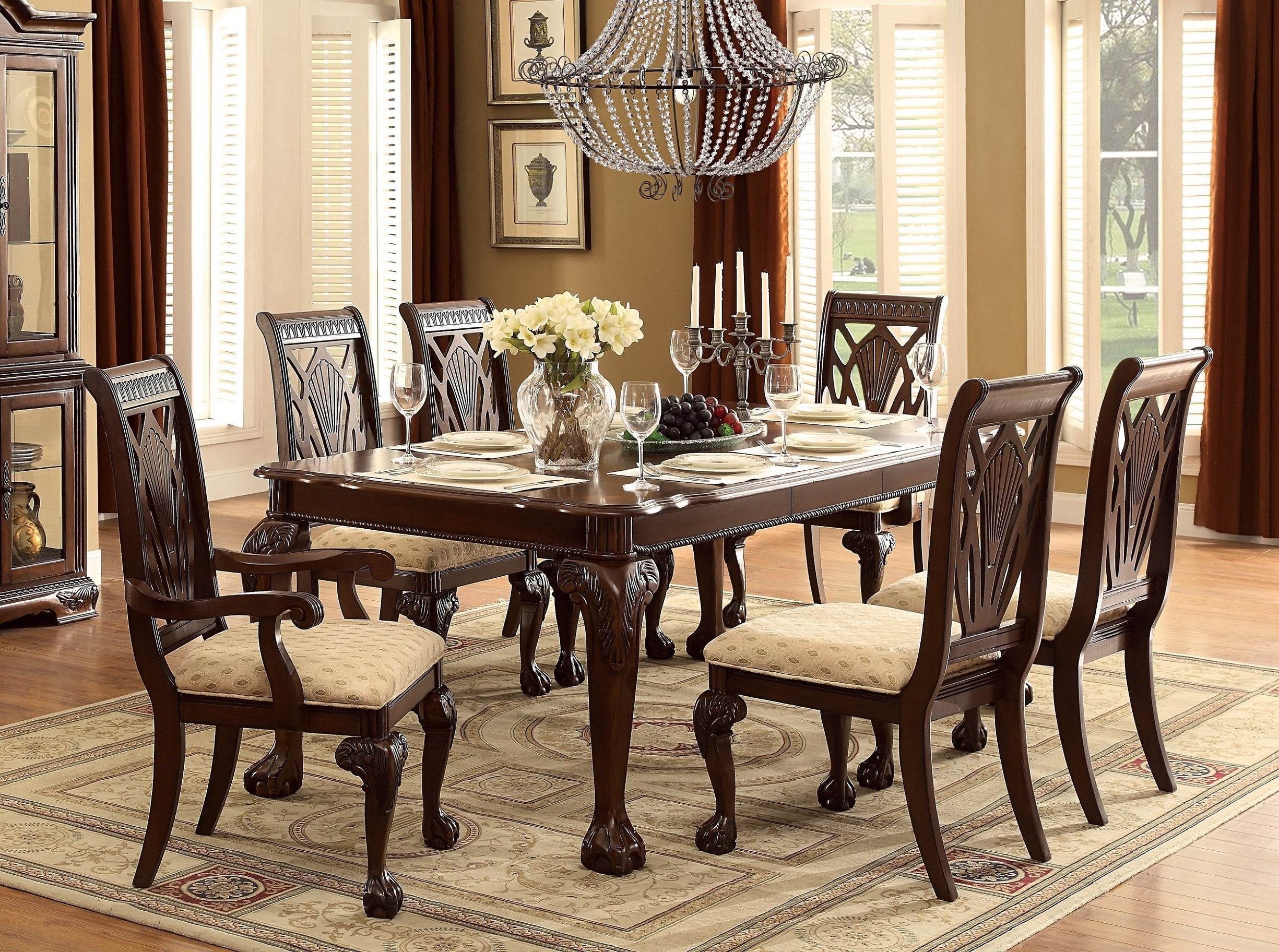 Cherry wood dinette sets hot sale