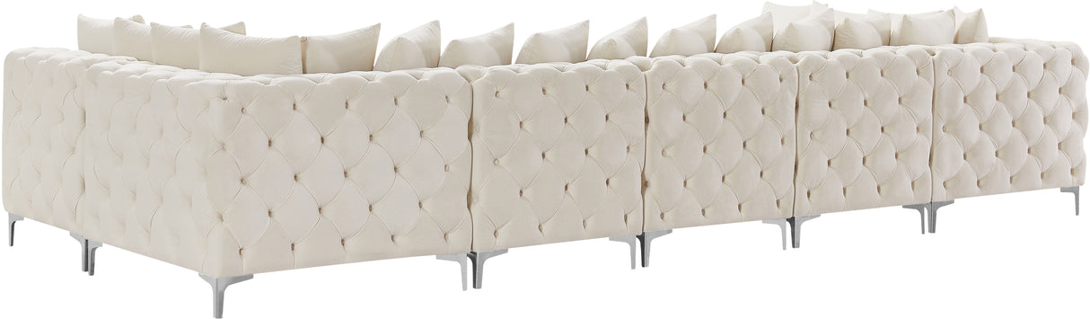 Tremblay - Modular Sectional 7 Piece - Cream - Fabric - Home Elegance USA