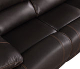 Global United Leather-Air Recliining  Loveseat Home Elegance USA