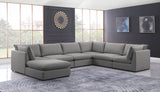 Mackenzie - Modular Sectional 7 Piece - Gray - Home Elegance USA