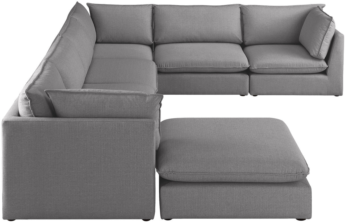 Mackenzie - Modular Sectional 7 Piece - Gray - Home Elegance USA