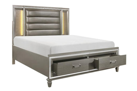 Tamsin 5 Piece Queen Platform Bedroom Set 1616-1-5Set | Homelegance