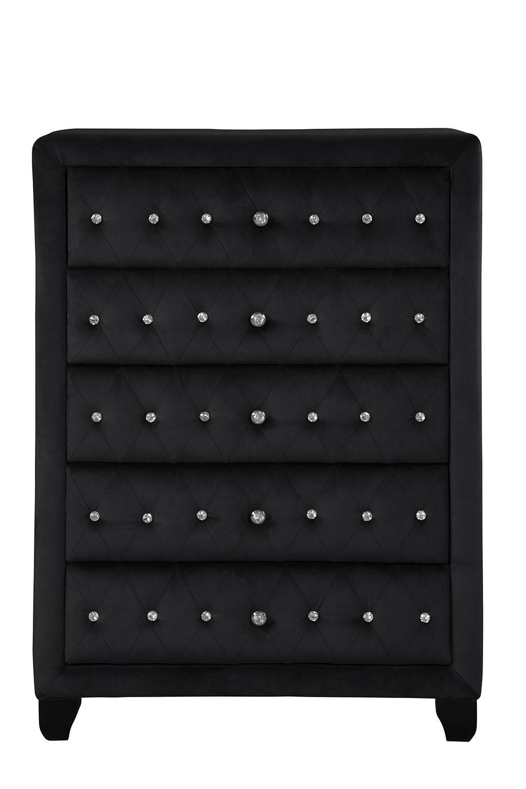 Sophia Chest In Color Black Made With  Wood - Home Elegance USA