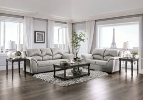 Meyrin - Sofa & Loveseat - Light Gray