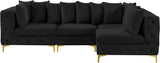 Tremblay - Modular Sectional 4 Piece - Black - Home Elegance USA