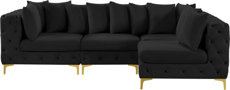 Tremblay - Modular Sectional 4 Piece - Black - Home Elegance USA