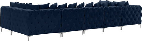 Tremblay - Modular Sectional 7 Piece - Navy - Fabric - Home Elegance USA