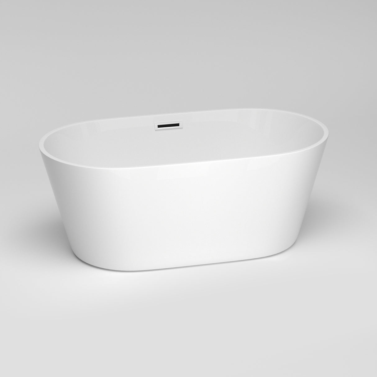 Acrylic Alcove Freestanding Soaking Bathtub-60‘’