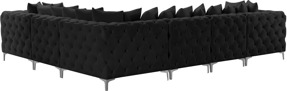 Tremblay - Modular Sectional 6 Piece - Black - Fabric - Home Elegance USA