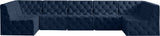 Tuft - Modular Sectional 7 Piece - Navy - Fabric - Home Elegance USA