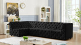 Tuft - Modular Sectional 5 Piece - Black - Fabric - Home Elegance USA