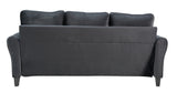 [video] Modern Velvet Couch with 2 Pillow, 78 Inch Width Living Room Furniture, 3 Seater Sofa with Plastic Legs - Home Elegance USA