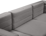 Quincy - Modular Sectional 6 Piece - Grey - Fabric - Home Elegance USA